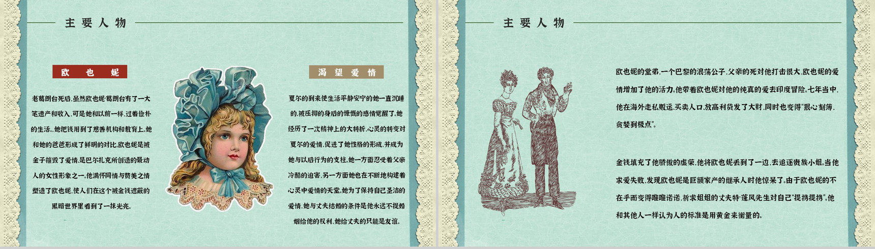 读书笔记《欧也妮葛朗台》作品简介导读好句整理分析学生阅读技巧培训PPT模板-9