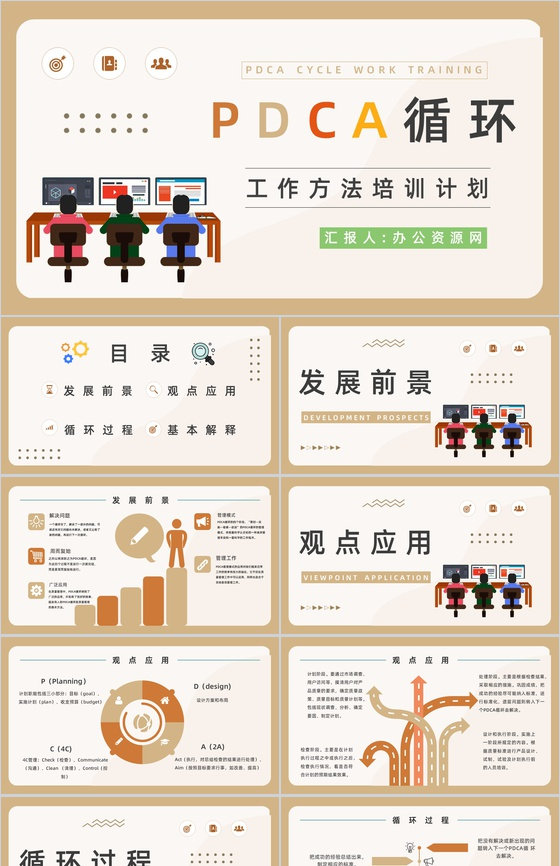 PDCA循环管理介绍方案公司员工工作方法