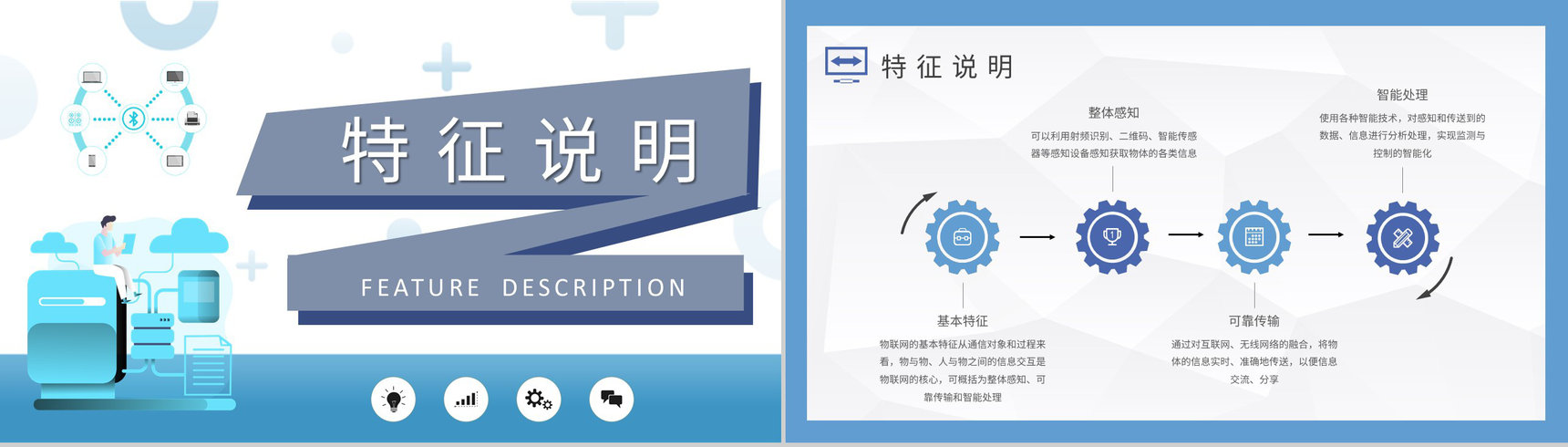 信息科技产业公司物联网技术运用工作总结汇报PPT模板-4