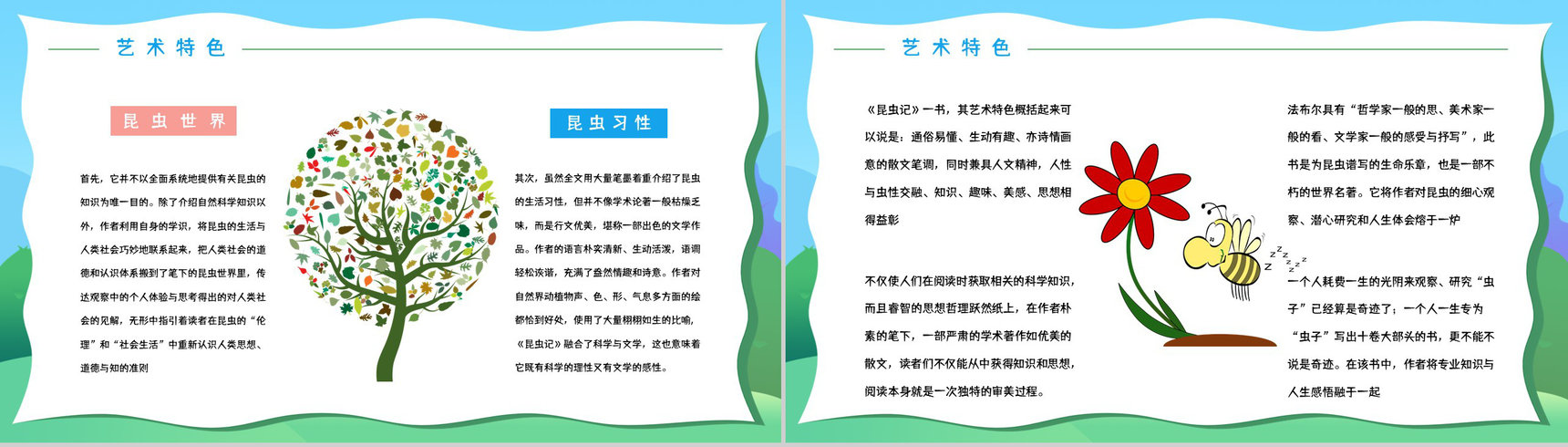法国著名文学作品《昆虫记》生物学内容简介艺术特色分析整理PPT模板-7