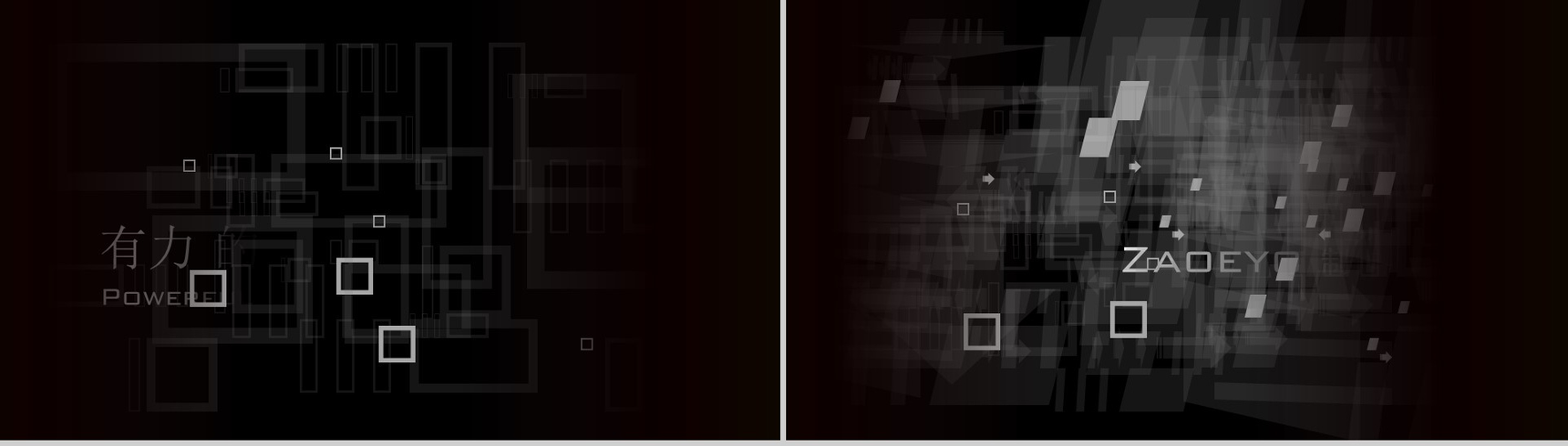 纯PPT绘制快闪几何图形动感3D立体视觉特效动画PPT模板-7
