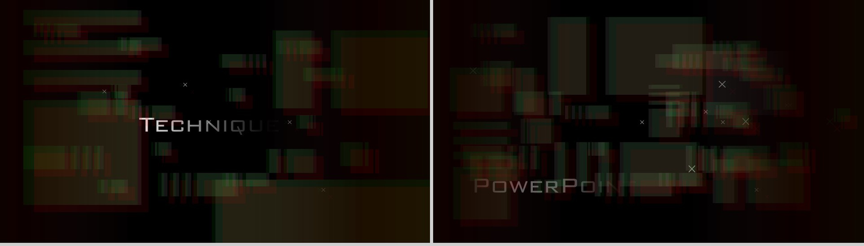 纯PPT绘制快闪几何图形动感3D立体视觉特效动画PPT模板-11