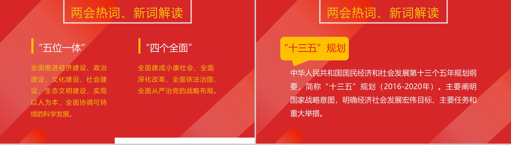 全国两会政府工作报告关注民生PPT模板-6