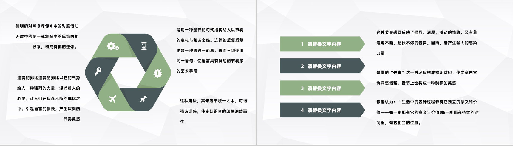 中国现代文学朱自清所著散文《匆匆》读书心得体会交流分享PPT模板-4