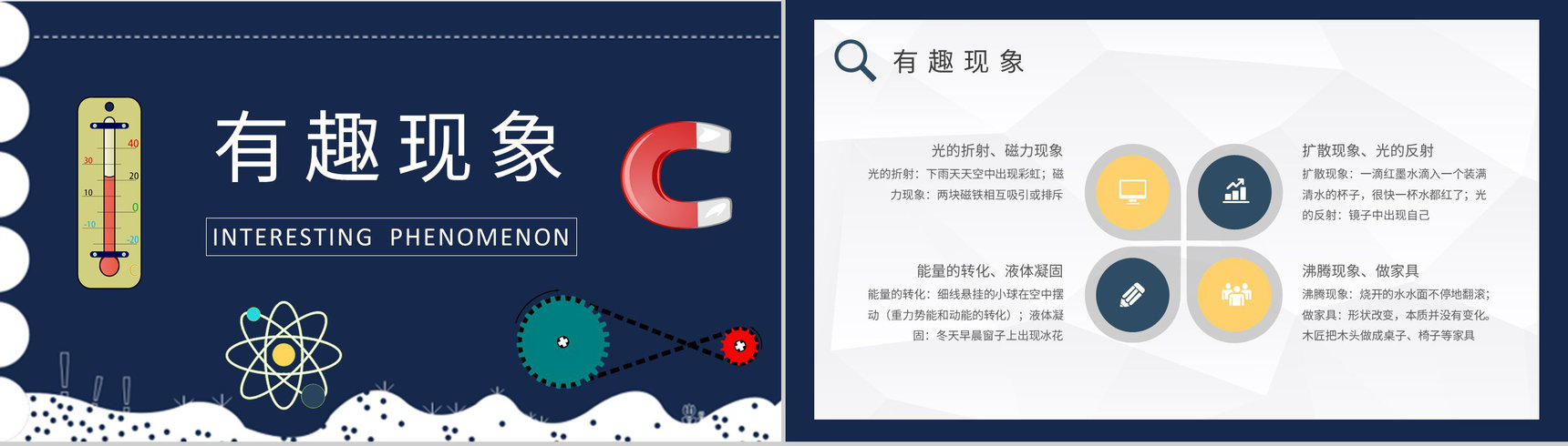 生活中的物理现象解释初高中学生物理课程培训学习PPT模板-4