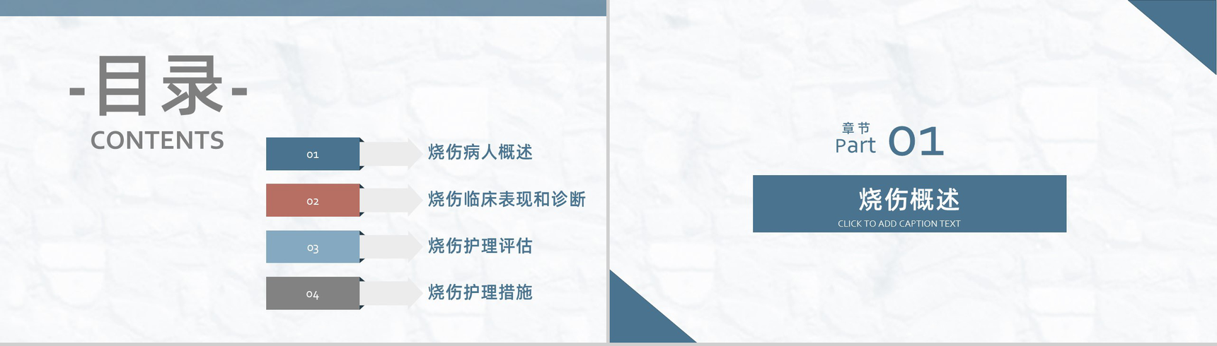 烧伤病人医疗护理护士培训教学PPT模板-2