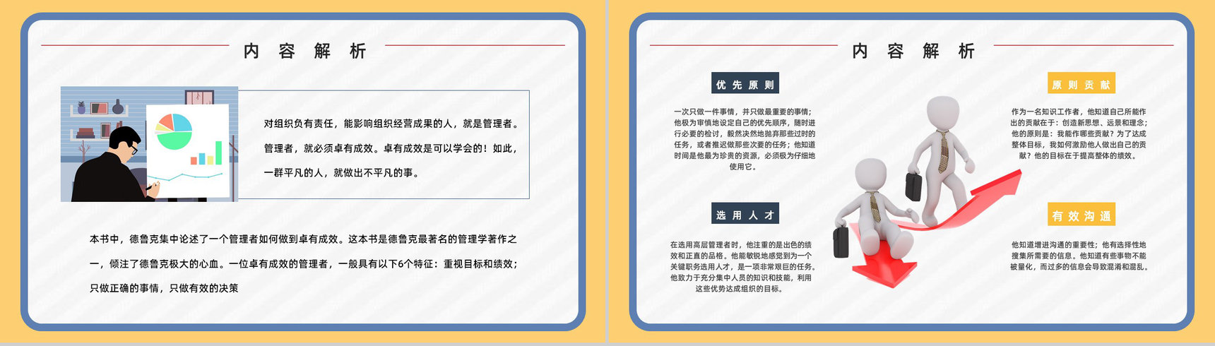 图书推荐之《卓有成效的管理者》管理类书籍导读介绍好词好句摘抄PPT模板-4