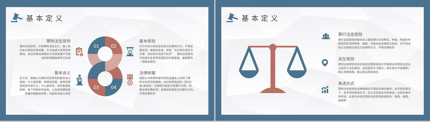 论述罪行法定原则高校学生法定理论知识学习心得PPT模板-7