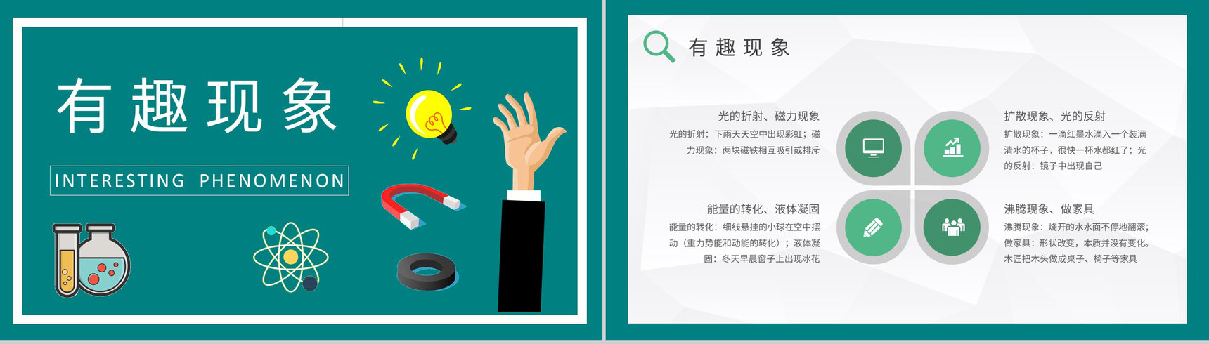学校教育培训工作计划生活中常见的物理现象原理解析PPT模板-6
