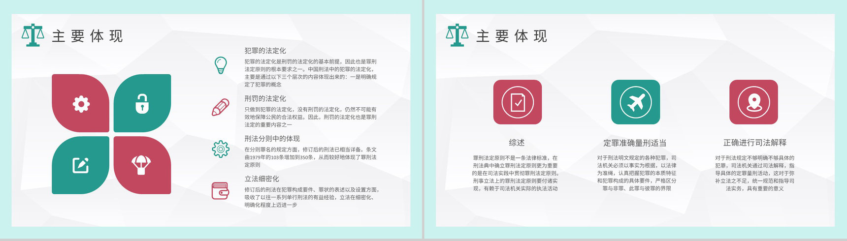 罪行法定原则名词解释法学专业知识基本要求培训PPT模板-6