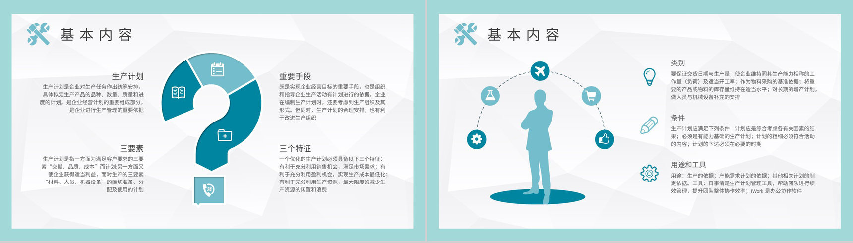 企业生产计划管理知识培训产能分析规划工作总结PPT模板-3