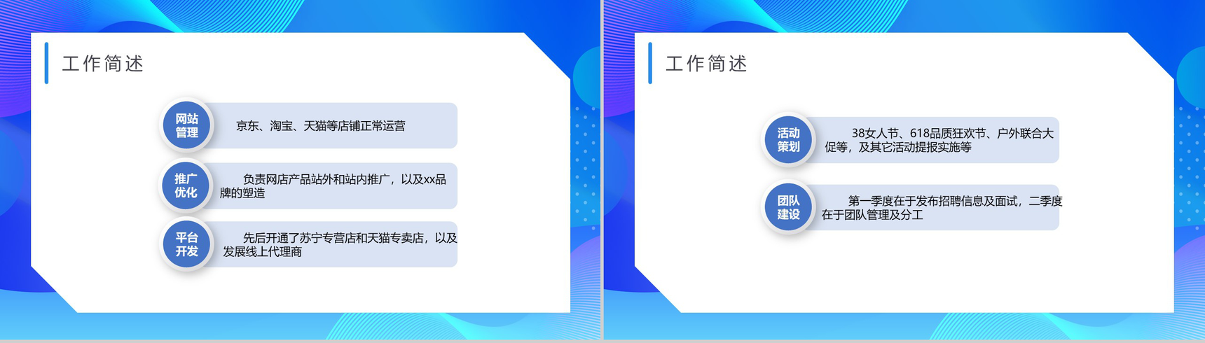 精致简约体育护具项目销售工作总结PPT模板-7