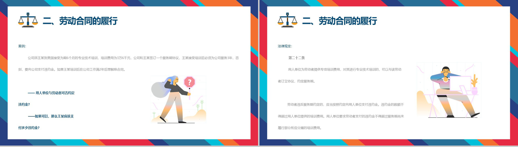 法律事务部劳动合同法案例分析PPT模板-4
