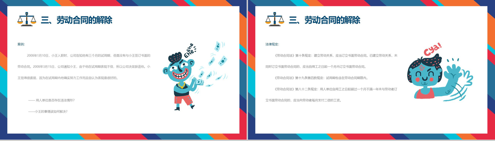 法律事务部劳动合同法案例分析PPT模板-6