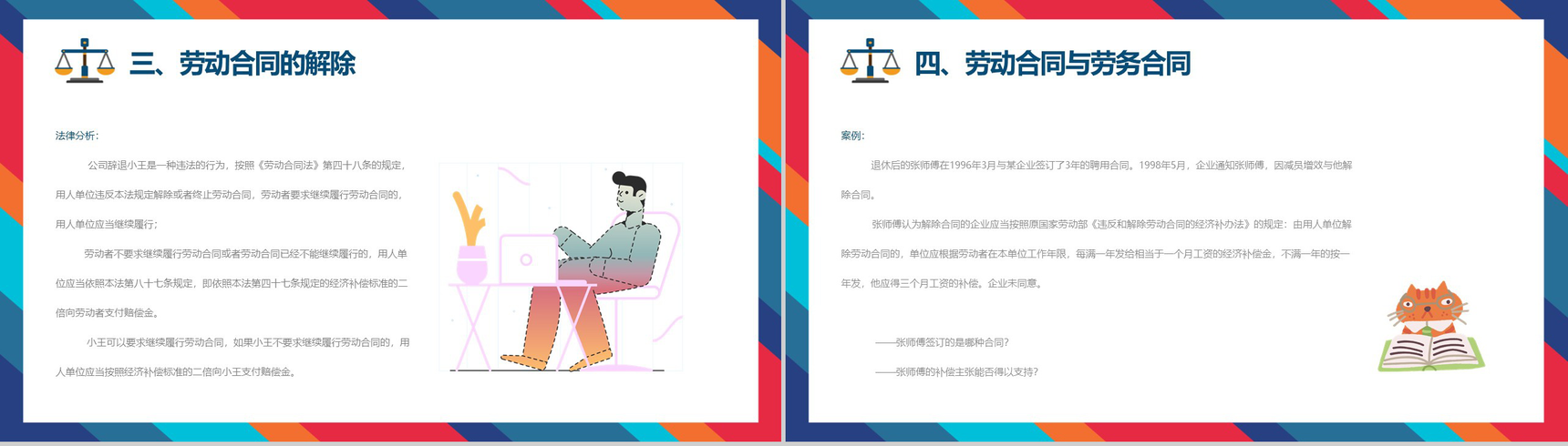 法律事务部劳动合同法案例分析PPT模板-8