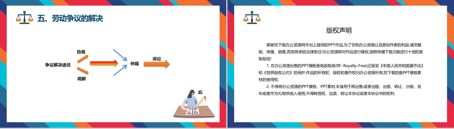 法律事务部劳动合同法案例分析PPT模板-11