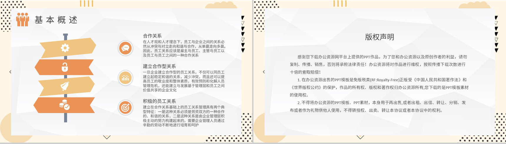 员工关系处理方案汇报公司劳动关系管理计划总结PPT模板-8