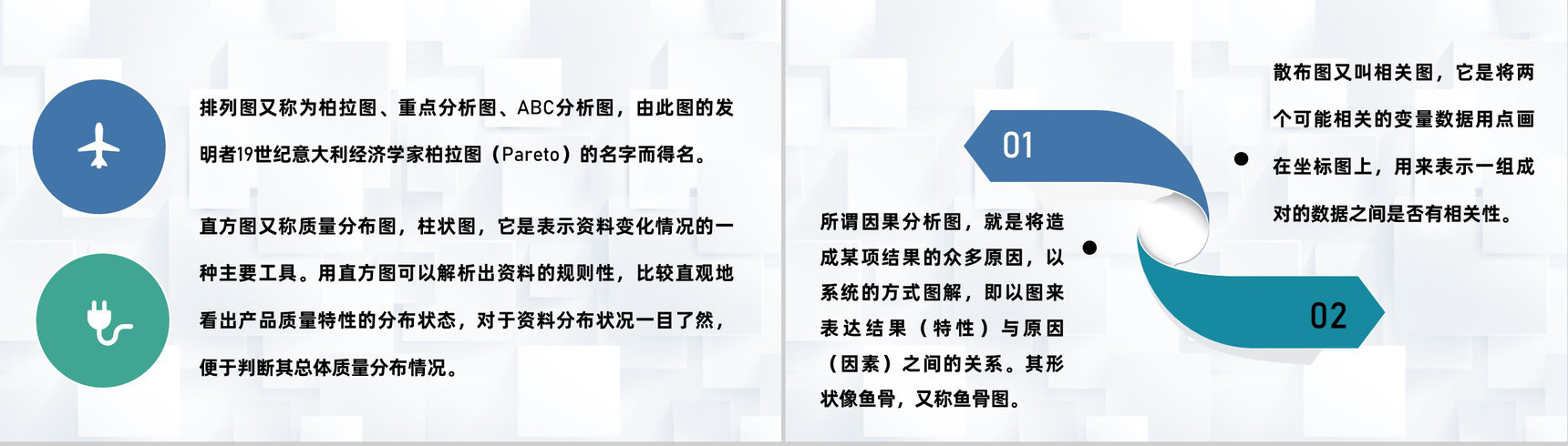 品管圈医疗QC小组课题学习QC七大手法培训总结PPT模板-8