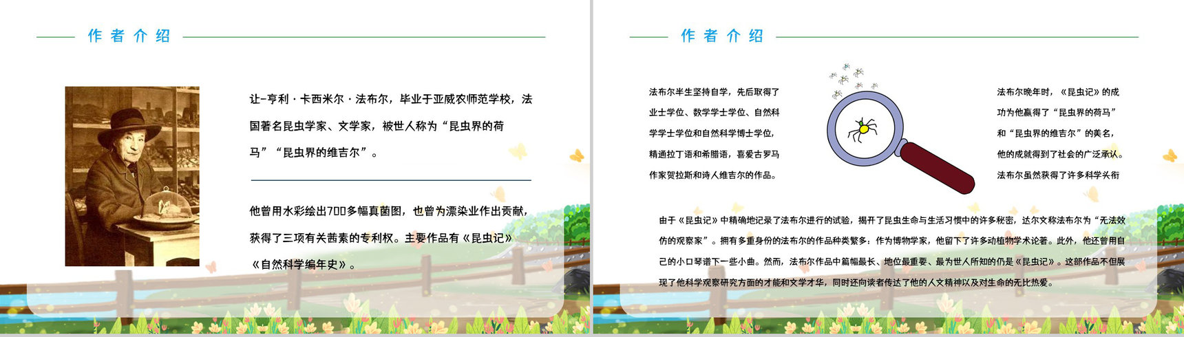 中学生必读课外书籍《昆虫记》内容鉴赏学生阅读兴趣培养提升PPT模板-8