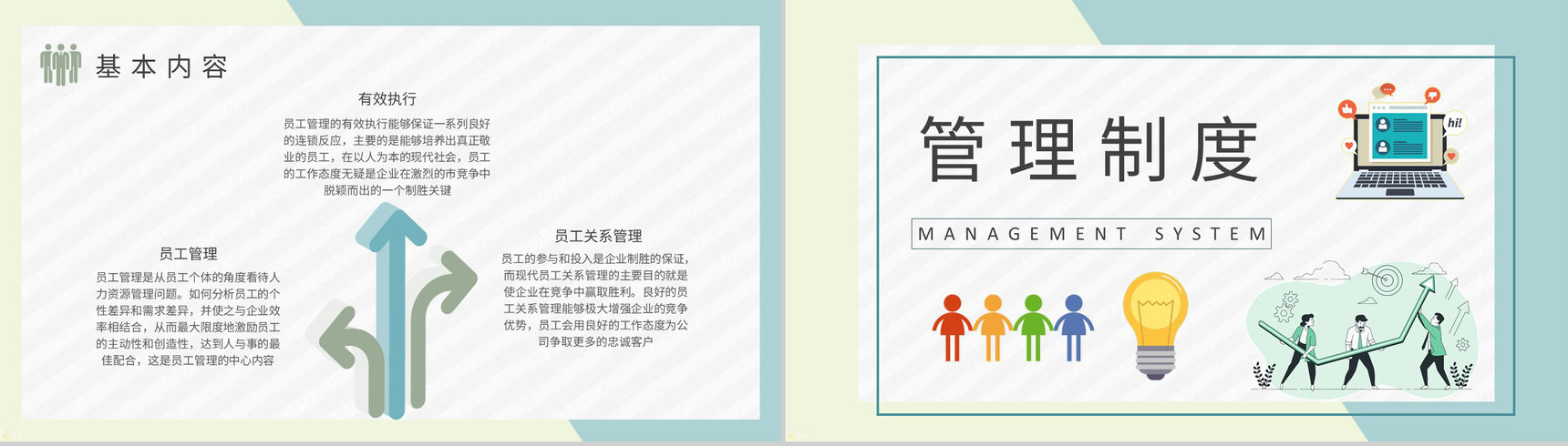 团队建设计划方案企业员工管理案例分析培训PPT模板-5