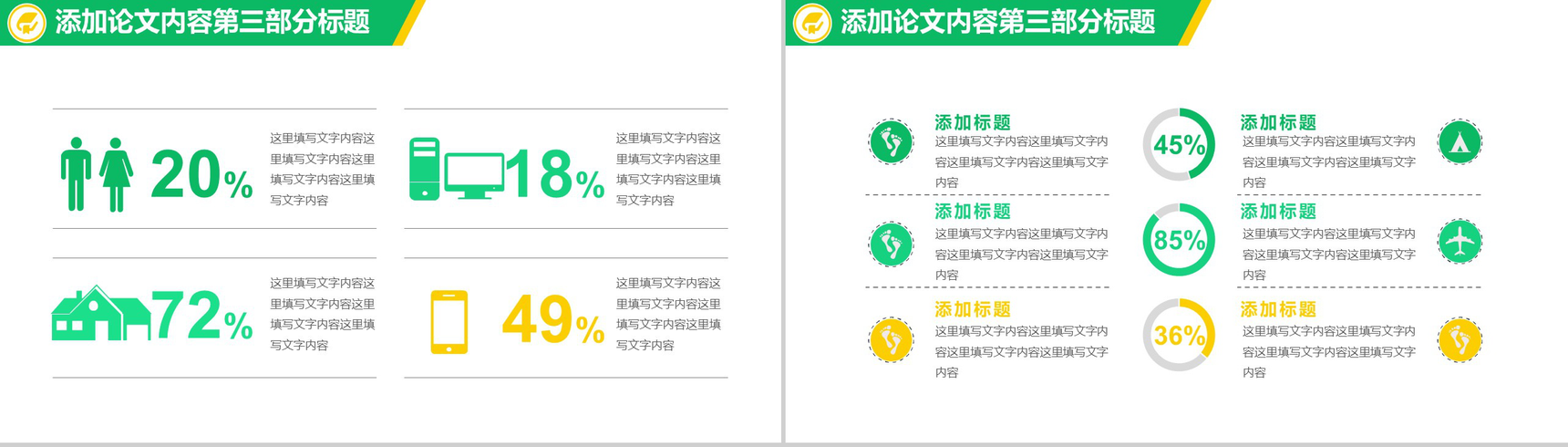 清新黄绿毕业论文答辩学术研究报告PPT模板-8