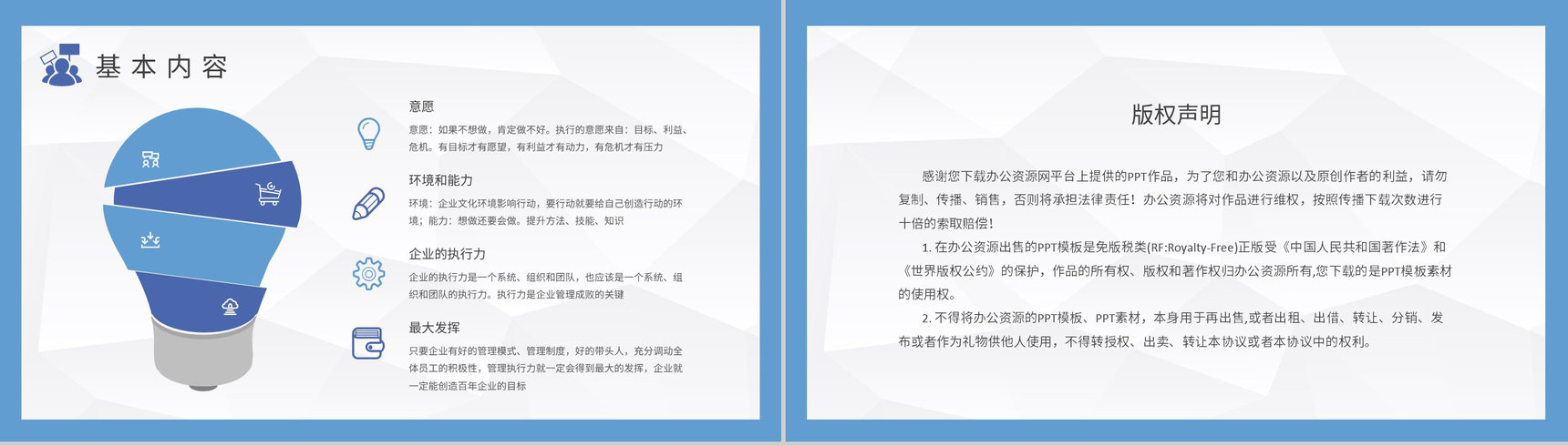 团队建设执行力培训演讲执行原则分类说明内容总结PPT模板-8