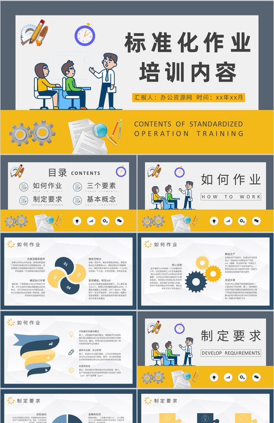 标准化作业培训内容总结企业5S现场管理工