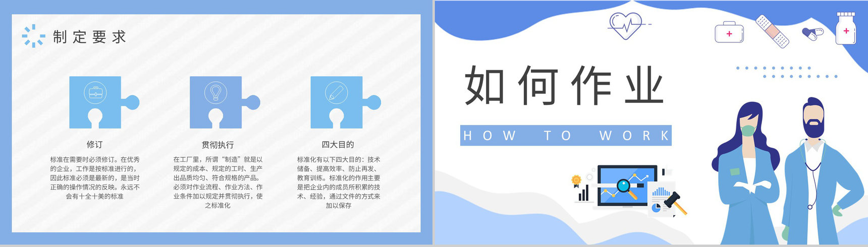 医疗行业品管圈标准化作业培训科研团队工作经验总结PPT模板-6