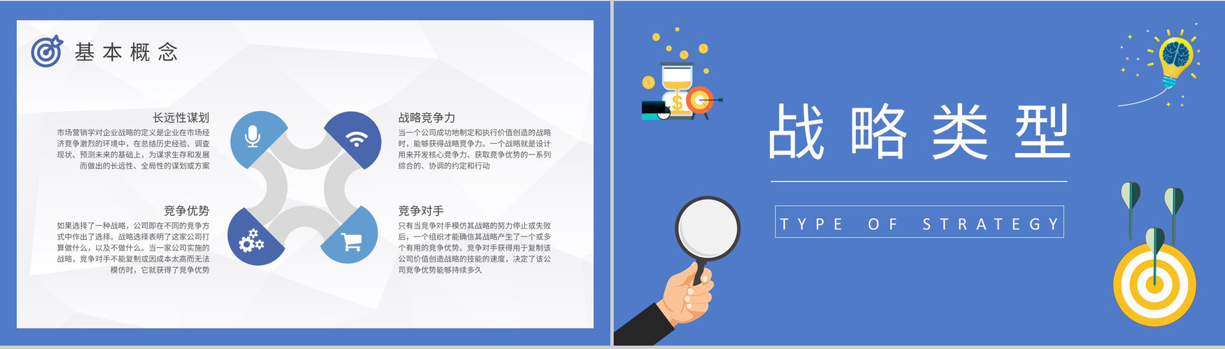 企业管理建设规划总结企业发展战略目标定位分析PPT模板-4