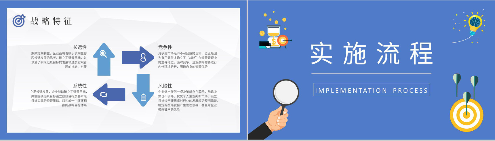 企业管理建设规划总结企业发展战略目标定位分析PPT模板-7