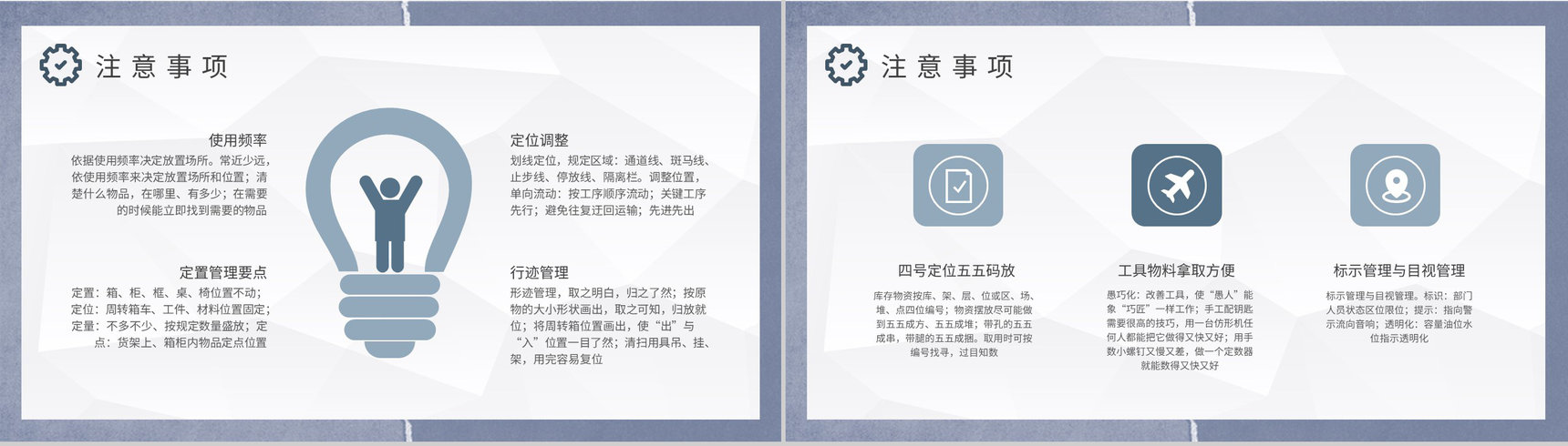企业生产现场管理培训课件5S三定原则知识学习心得PPT模板-3