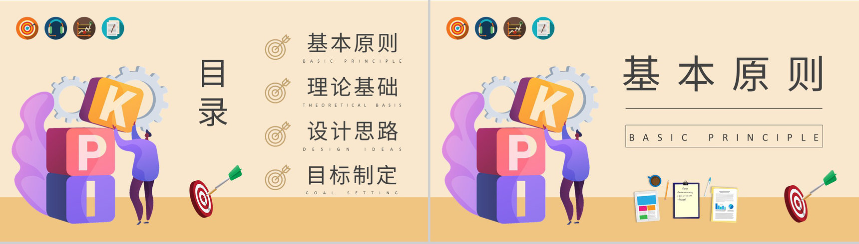 企业部门员工KPI绩效考核薪酬管理内容介绍PPT模板-2