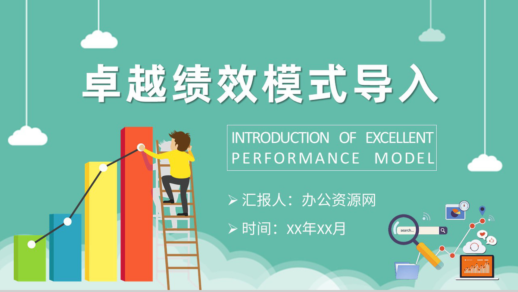 企业员工管理工作规划卓越绩效模式导入步骤说明PPT模板-1