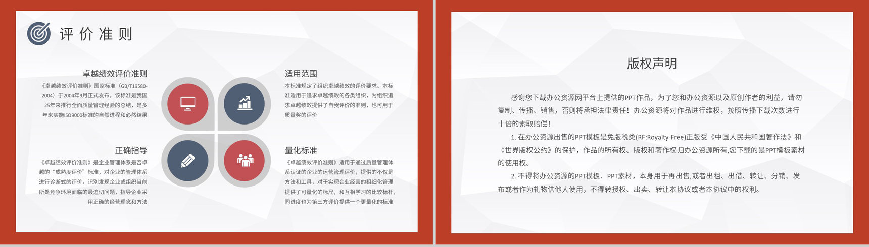 卓越绩效管理模式培训企业部门绩效管理体系知识学习PPT模板-8