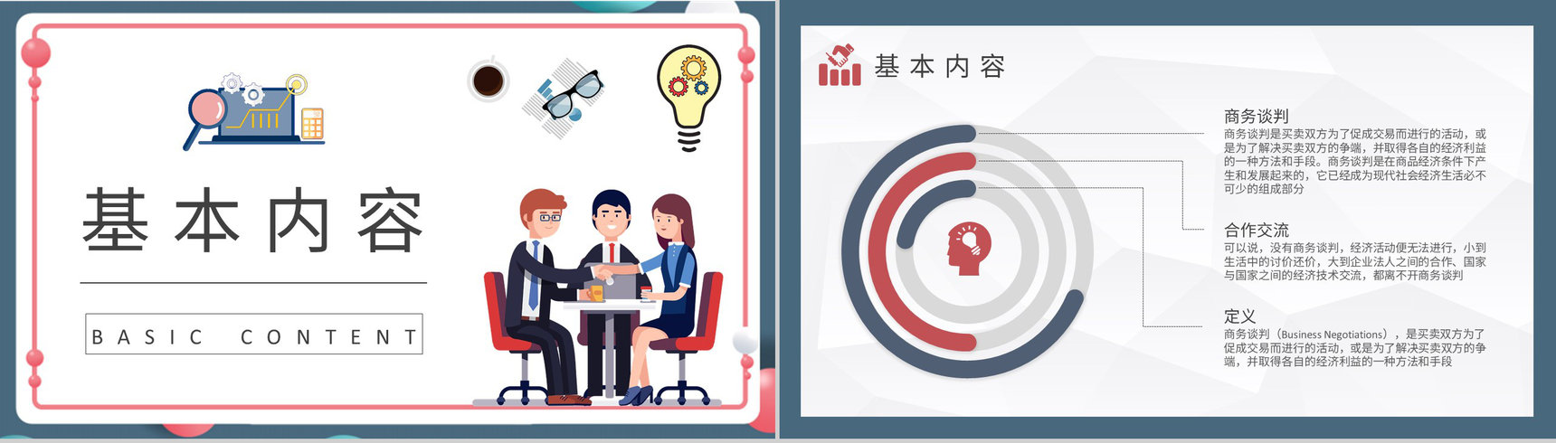 国际商务谈判方案汇报公司员工贸易谈判技巧学习PPT模板-7