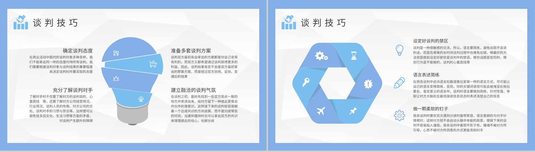 企业员工商务谈判技巧学习职场双赢谈判策略总结PPT模板-7