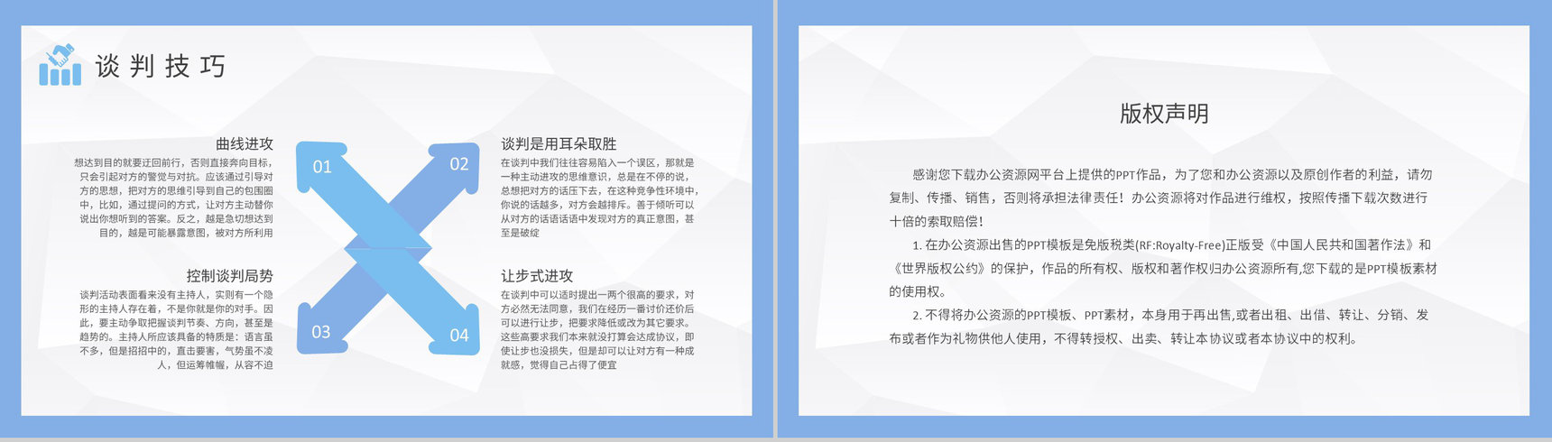 企业员工商务谈判技巧学习职场双赢谈判策略总结PPT模板-8