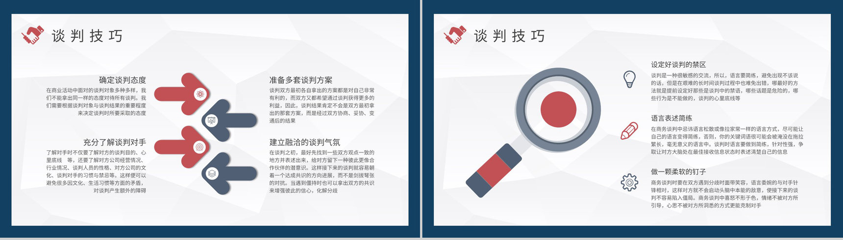 企业员工销售能力提升培训商务谈判步骤和技巧学习PPT模板-3
