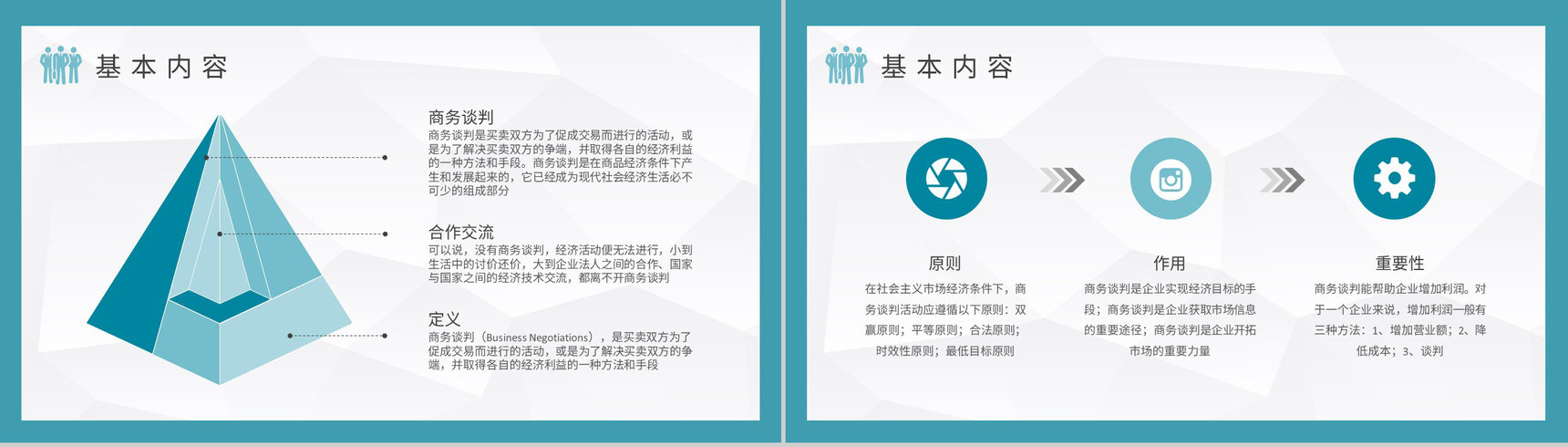 职场人员商务谈判技巧策略知识学习双赢谈判计划方案PPT模板-4