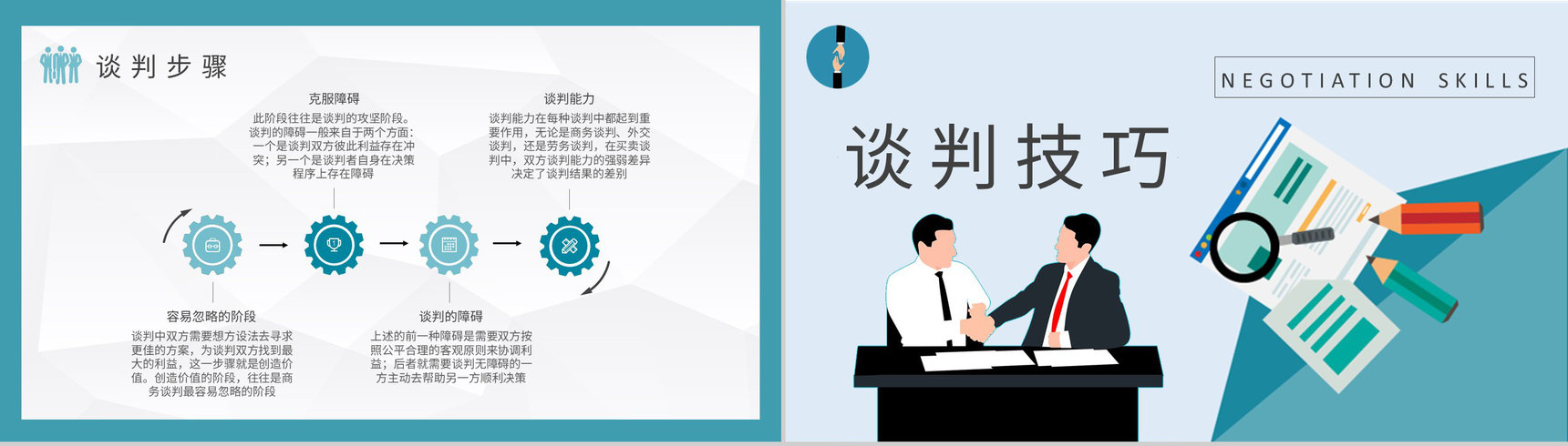 职场人员商务谈判技巧策略知识学习双赢谈判计划方案PPT模板-6