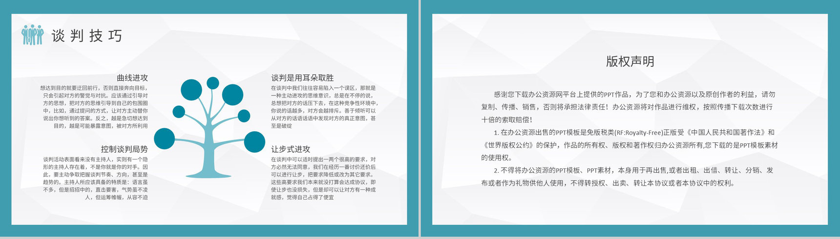 职场人员商务谈判技巧策略知识学习双赢谈判计划方案PPT模板-8