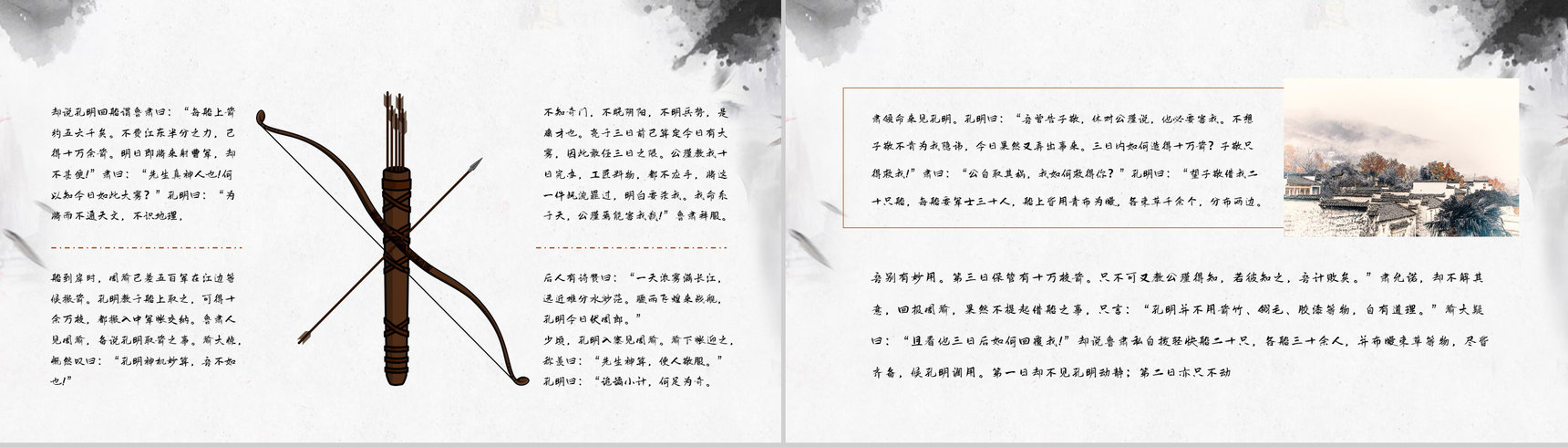 四大名著典故学习《三国演义草船借箭》人物形象分析鉴赏PPT模板-3