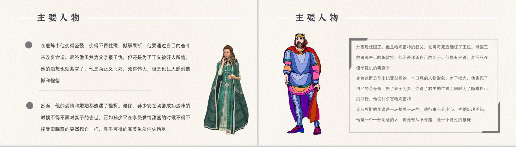 《哈姆雷特》作品简介名著知识点梳理教师备课PPT模板-10