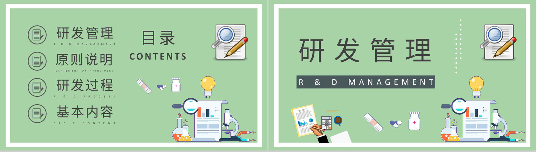 医疗行业研发质量管理工作培训医学药品生产要求规范PPT模板-2