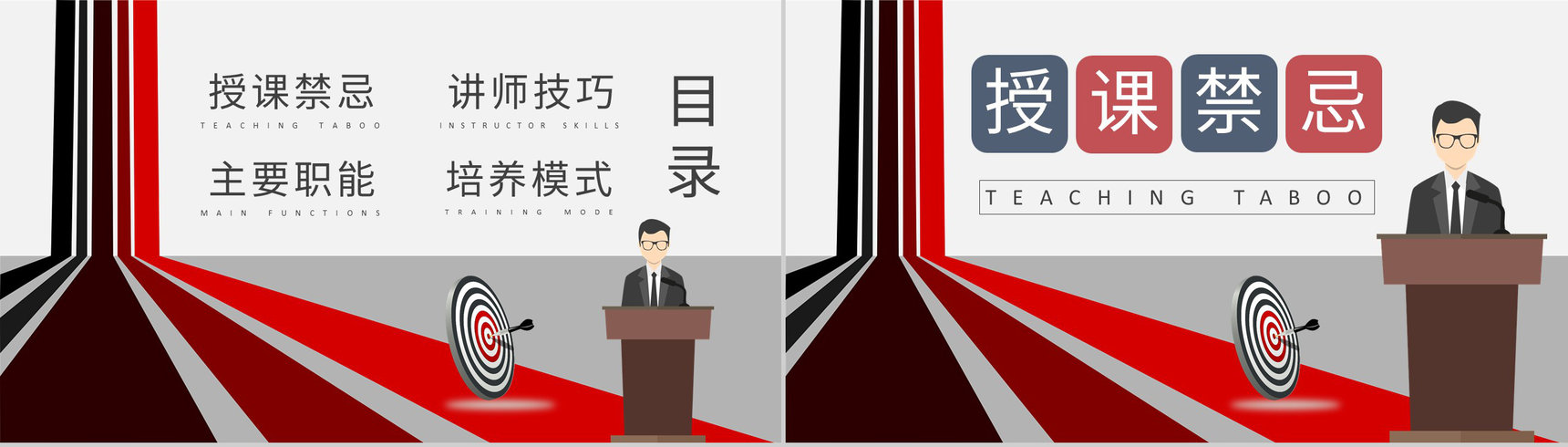企业讲师培训课程总结培养模式内容学习汇报PPT模板-2