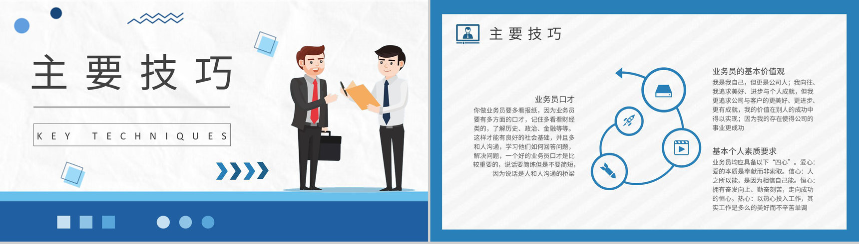 企业员工业务技巧学习外贸业务员职责培训总结PPT模板-7