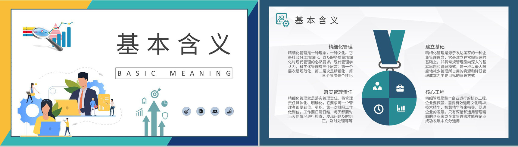 工程项目精细化管理案例分析工作规范化培训总结PPT模板-5