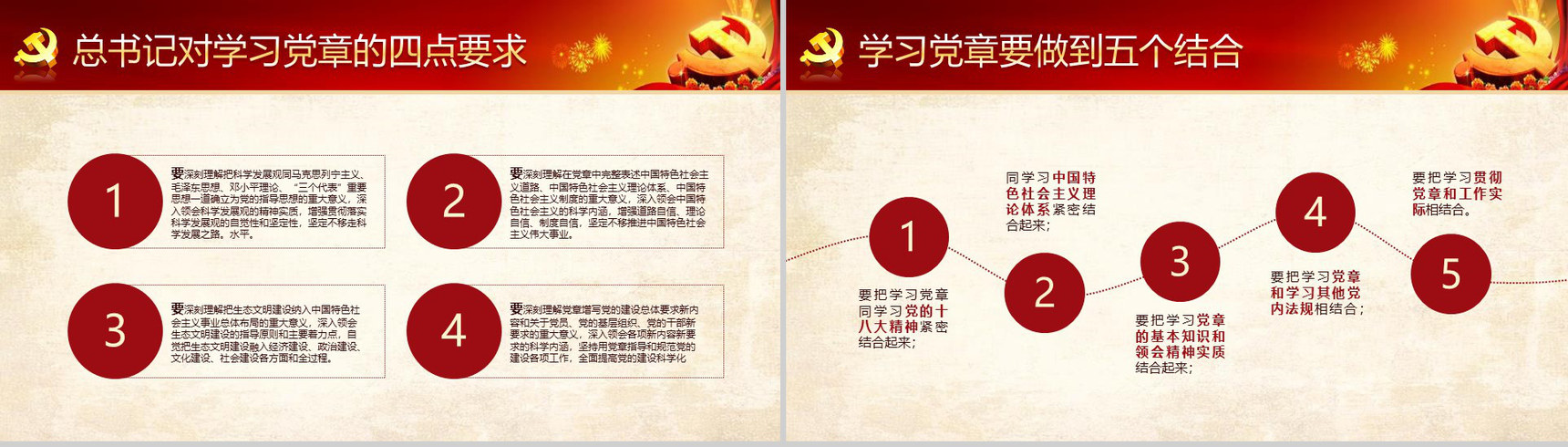 中国共产党章程新党章党课学习PPT模板-37