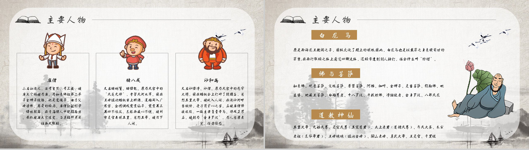 《西游记》作品简介名著知识点梳理教师备课PPT模板-3