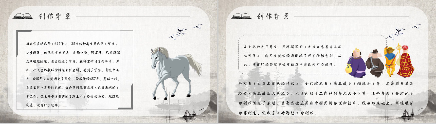 《西游记》作品简介名著知识点梳理教师备课PPT模板-7